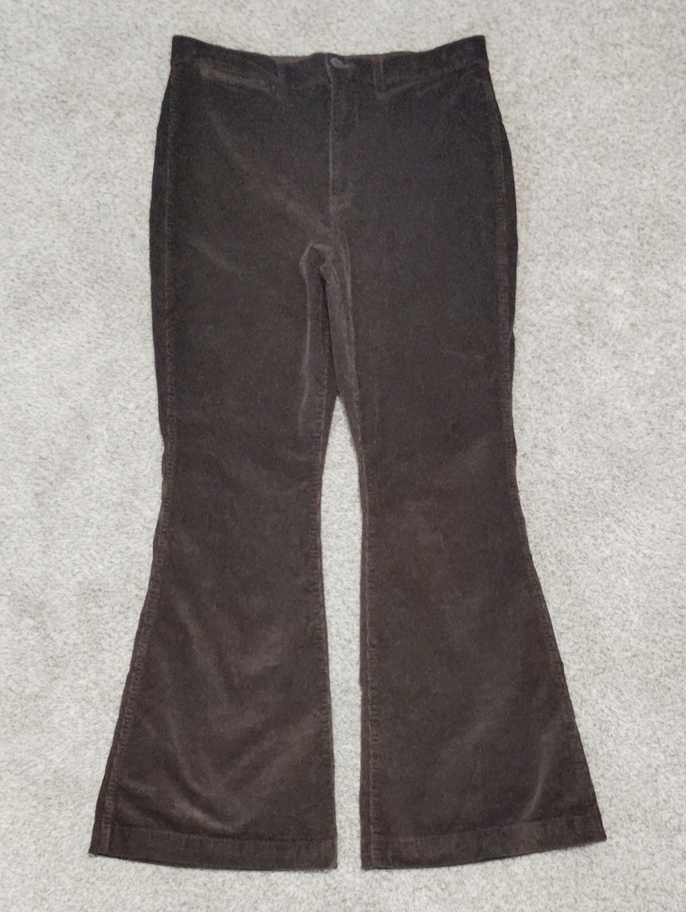 Madewell Brown Corduroy Flared Bootcut Pants